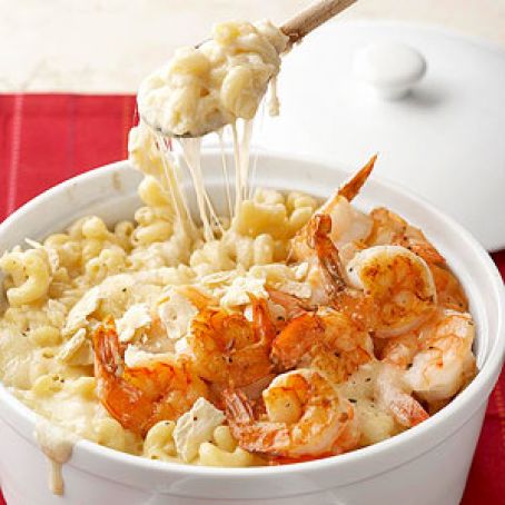 Shrimp Cheese Fondue Casserole